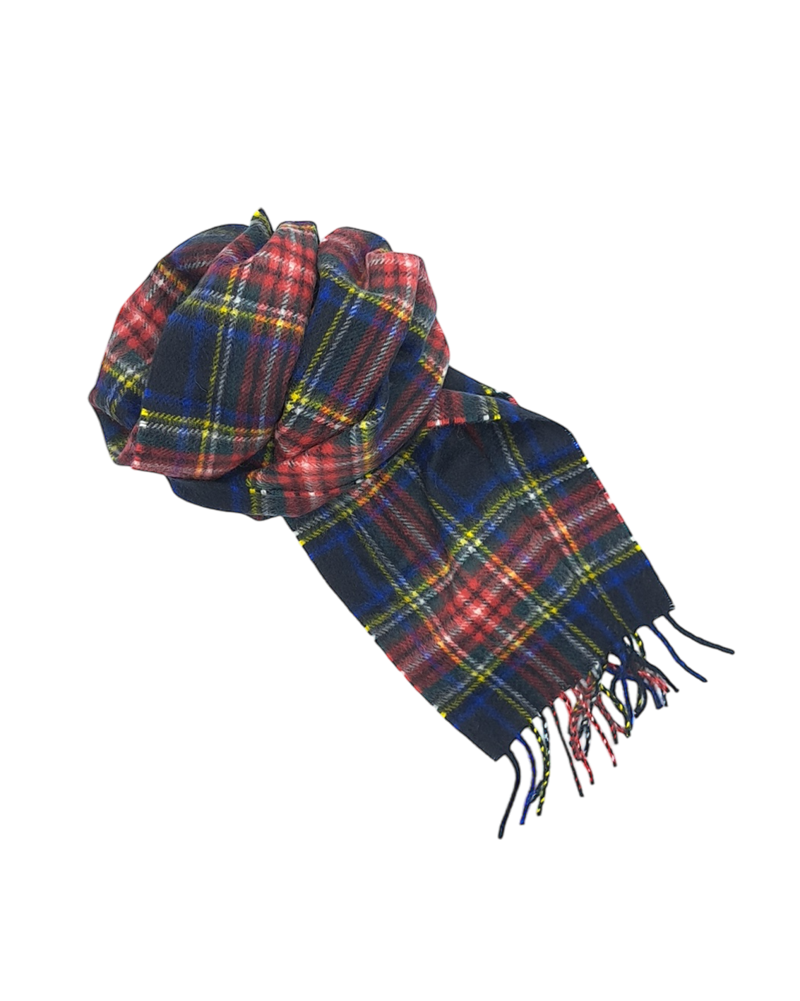 ÉCHARPE CACHEMIRE TARTAN - VANILLE/VERT/ORANGE ÉCHARPE CACHEMIRE TARTAN - VANILLE/VERT/ORANGE