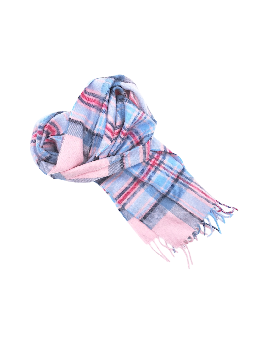 Echarpe en laine - Tartan orange et vert – bouclard Echarpe en laine - Tartan orange et vert – bouclard