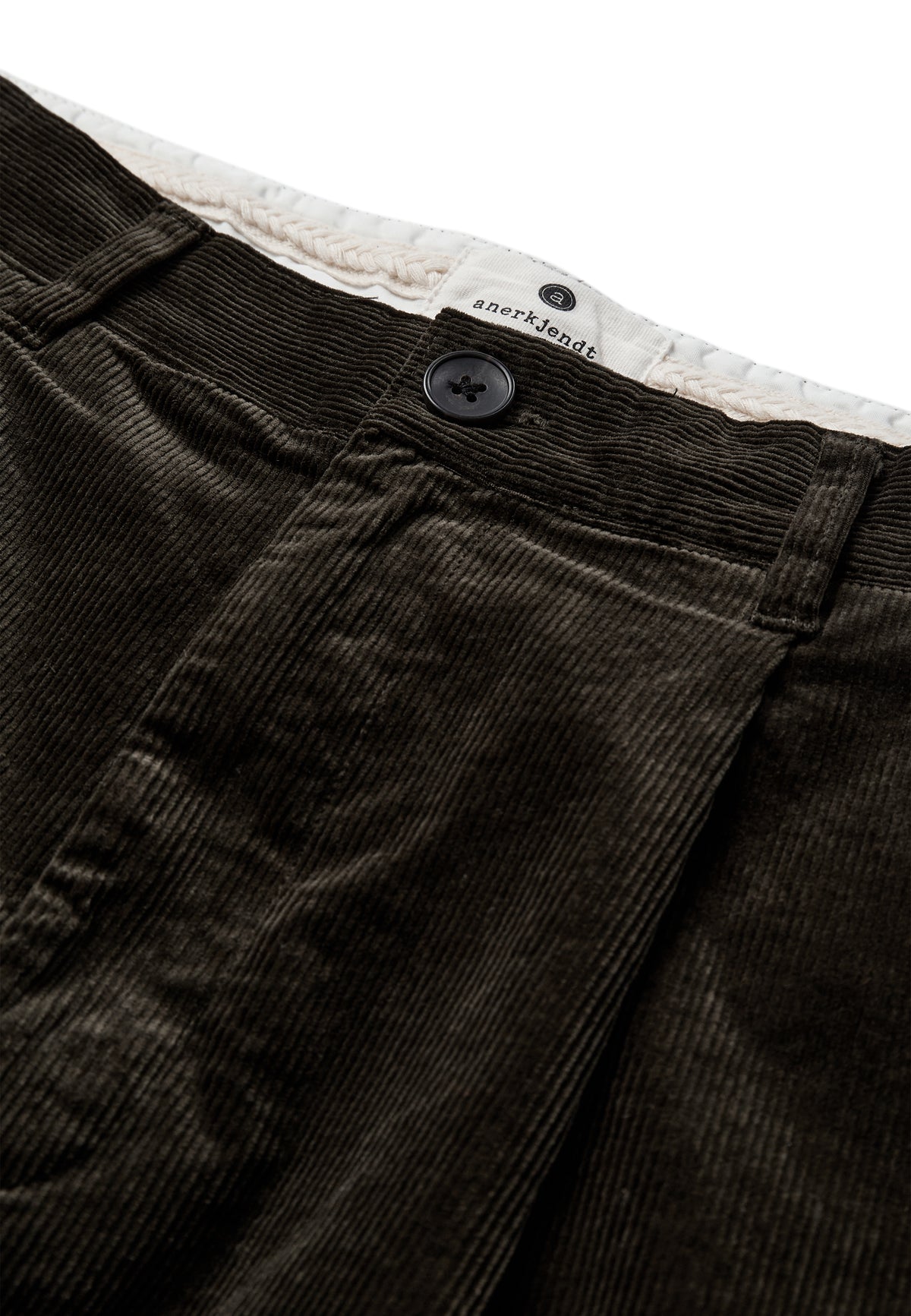 JAKOB CORD PANTS, Forest night - Anerkjendt