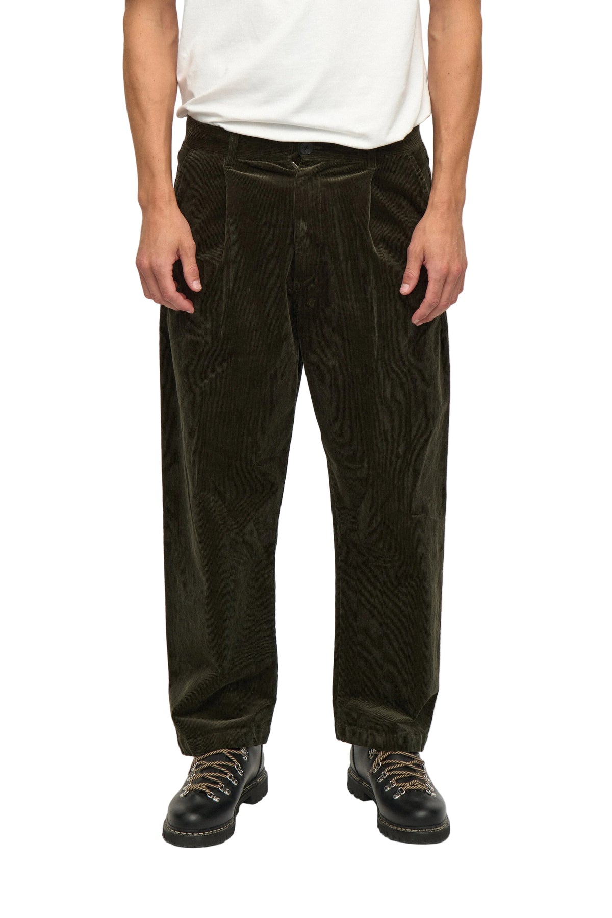 JAKOB CORD PANTS, Forest night - Anerkjendt