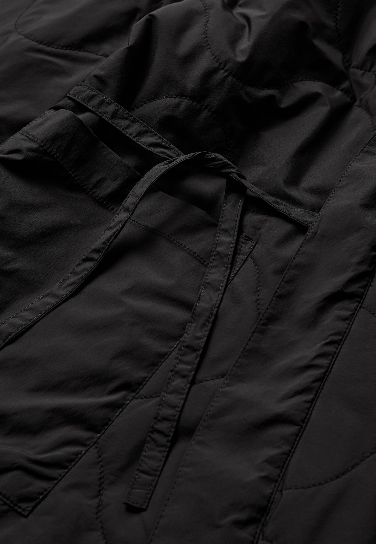 JESPER QUILT KIMONO, Caviar - Anerkjendt