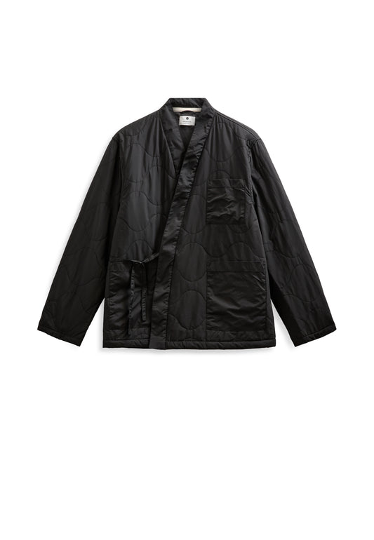 JESPER QUILT KIMONO, Caviar - Anerkjendt