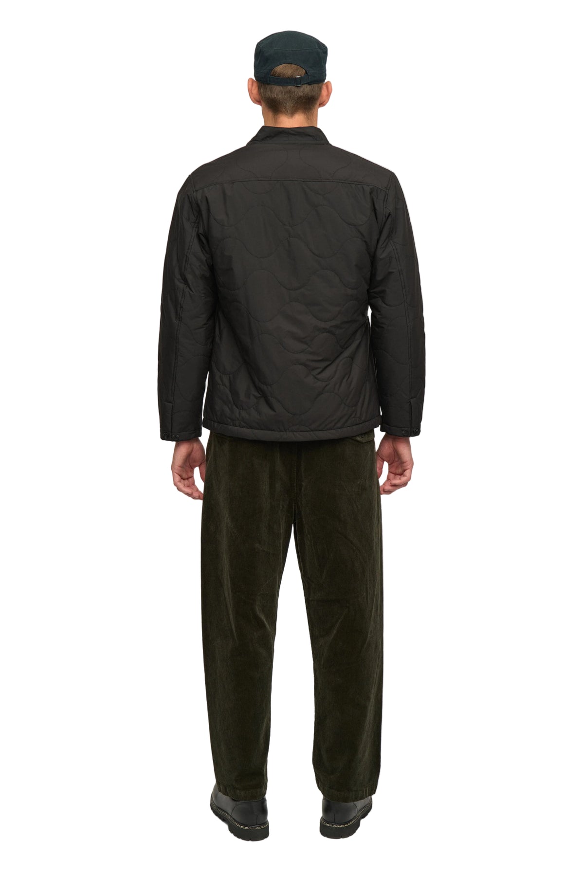 JESPER QUILT KIMONO, Caviar - Anerkjendt
