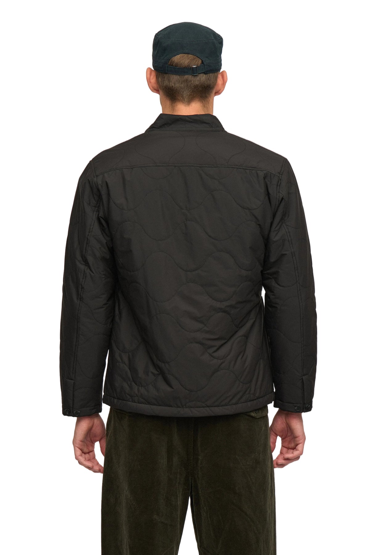 JESPER QUILT KIMONO, Caviar - Anerkjendt
