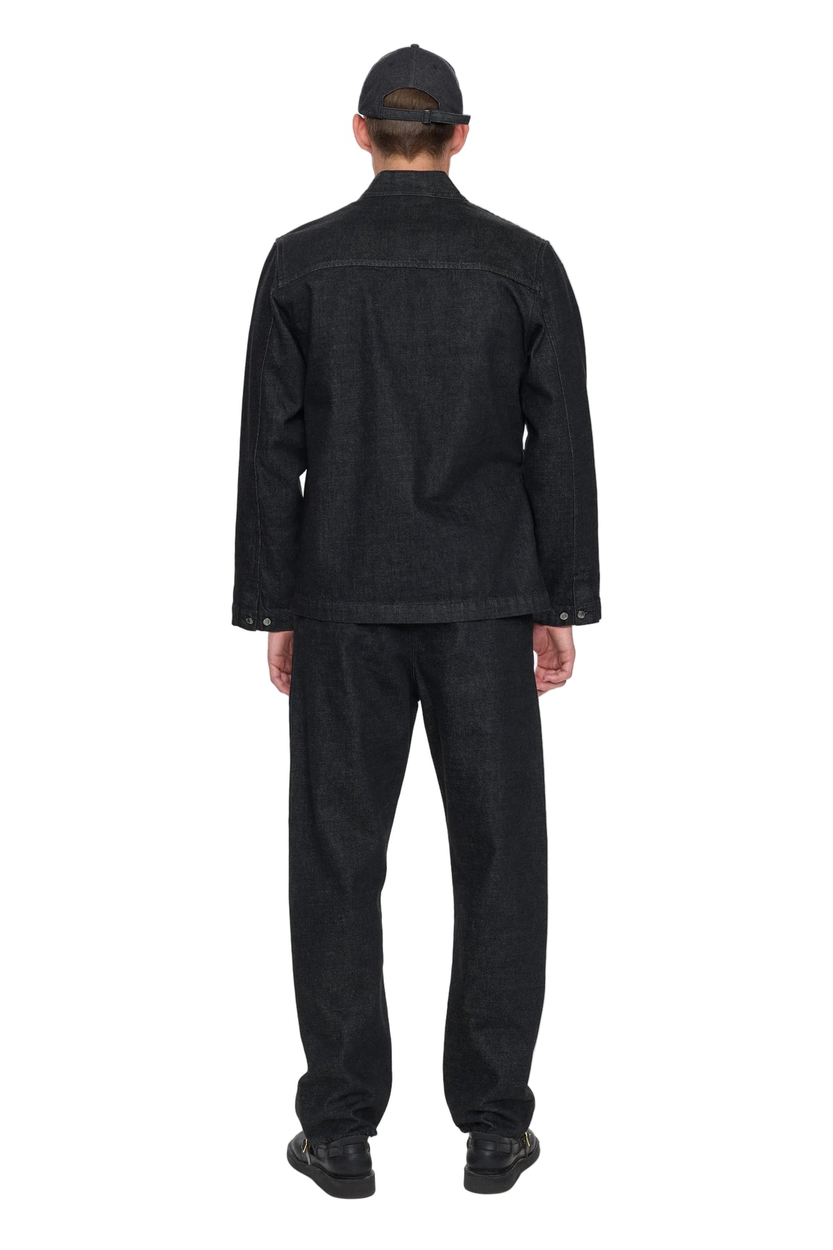 JESPER SELVEDGE DENIM KIMONO, Black - Anerkjendt