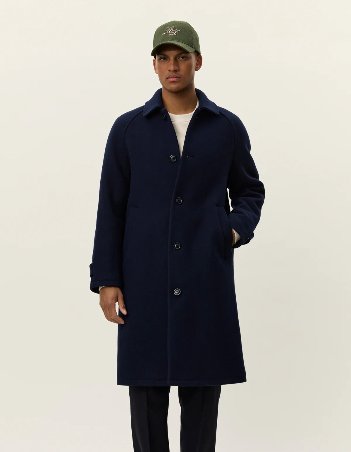 Michael Solid Wool Coat