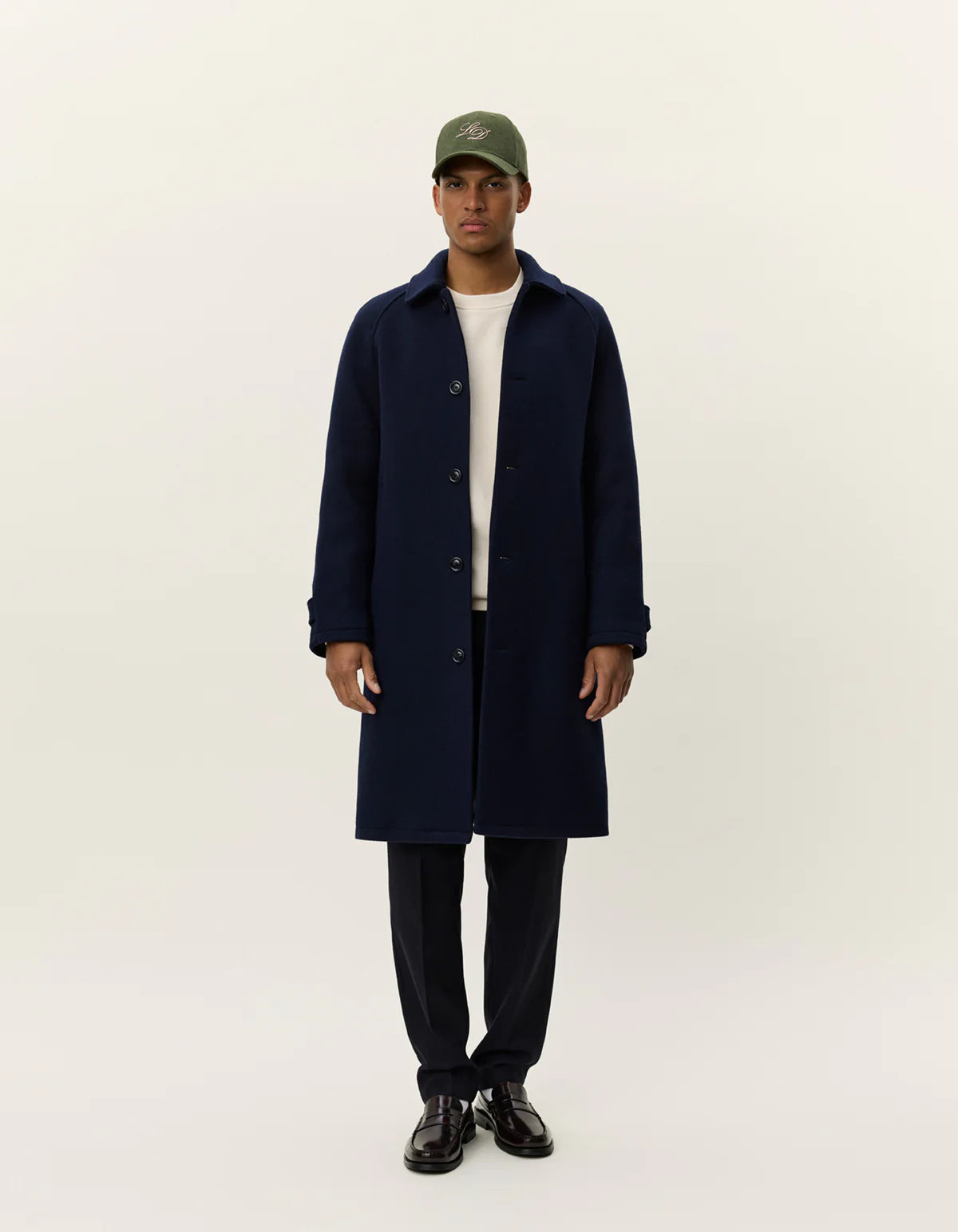Michael Solid Wool Coat