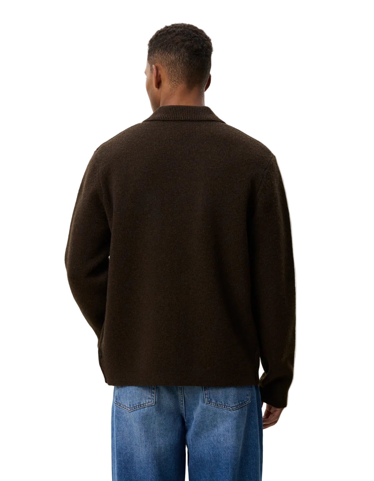 Milano Knit Overshirt Delicioso Brown, vue 11