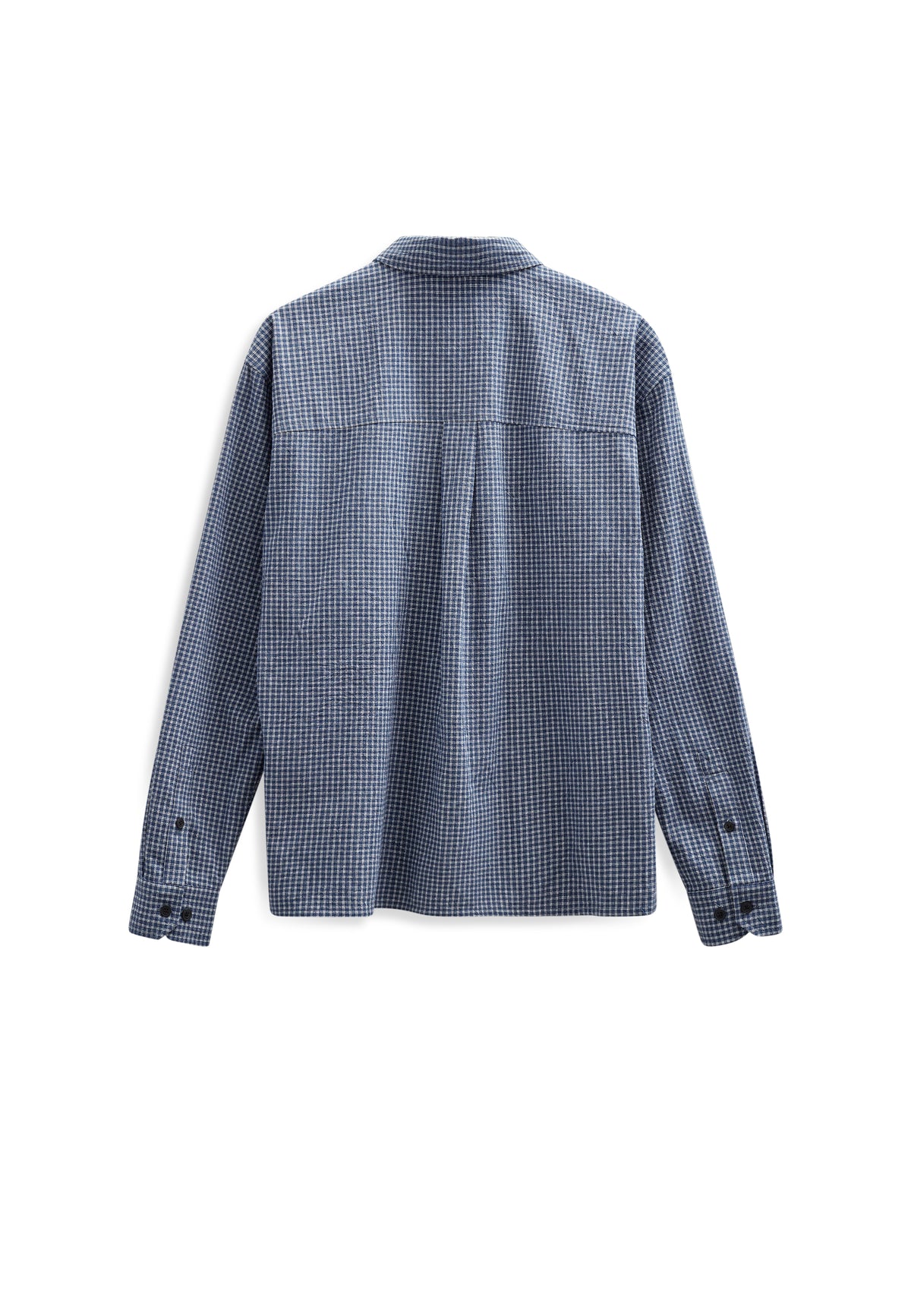 OTTO SMALL CHECK LS SHIRT, Estate Blue - Anerkjendt