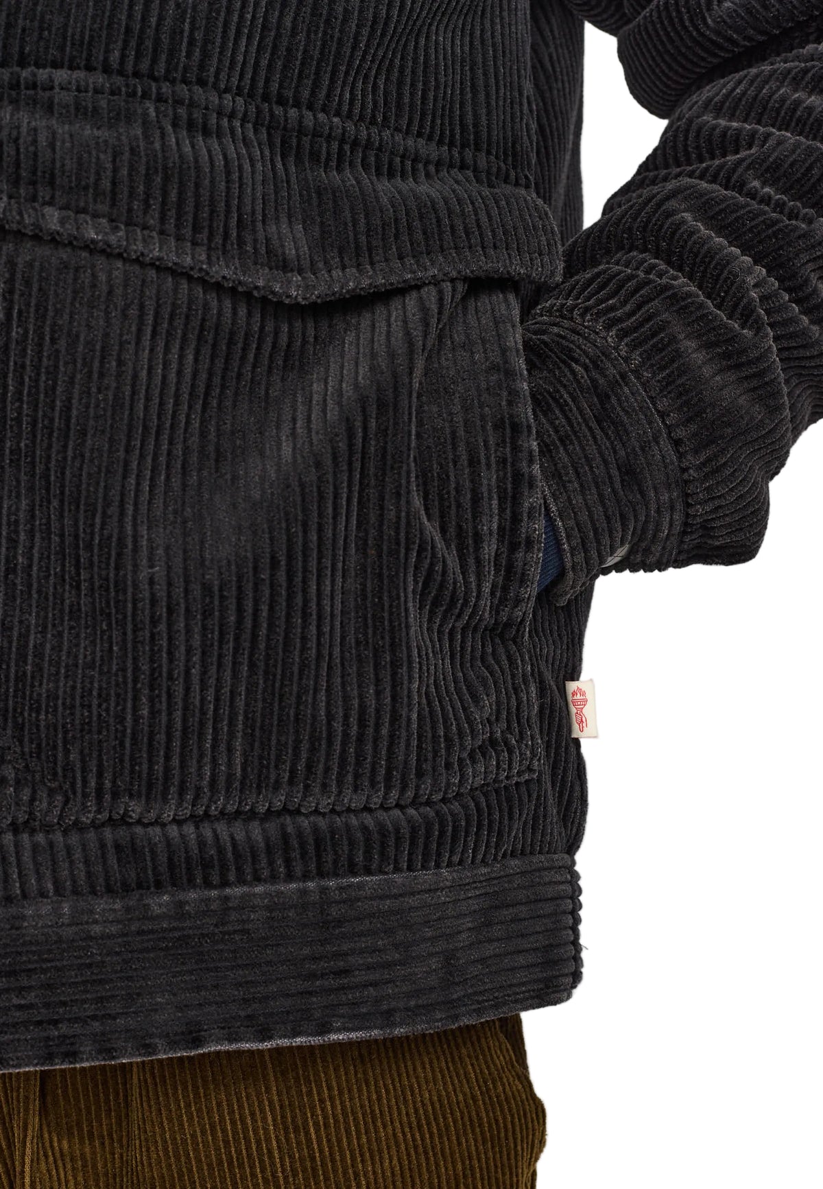 Padded Corduroy Jacket Revolution, gris foncé, vue 4