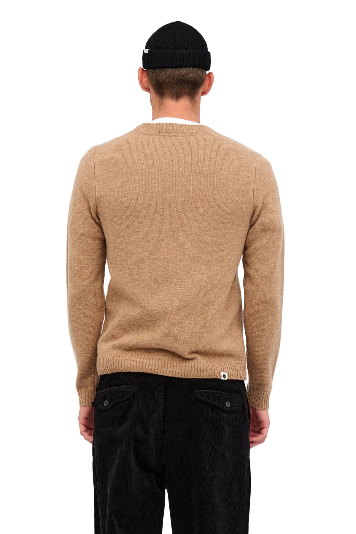 PETER MERINO WOOL KNIT, Ermine - Anerkjendt