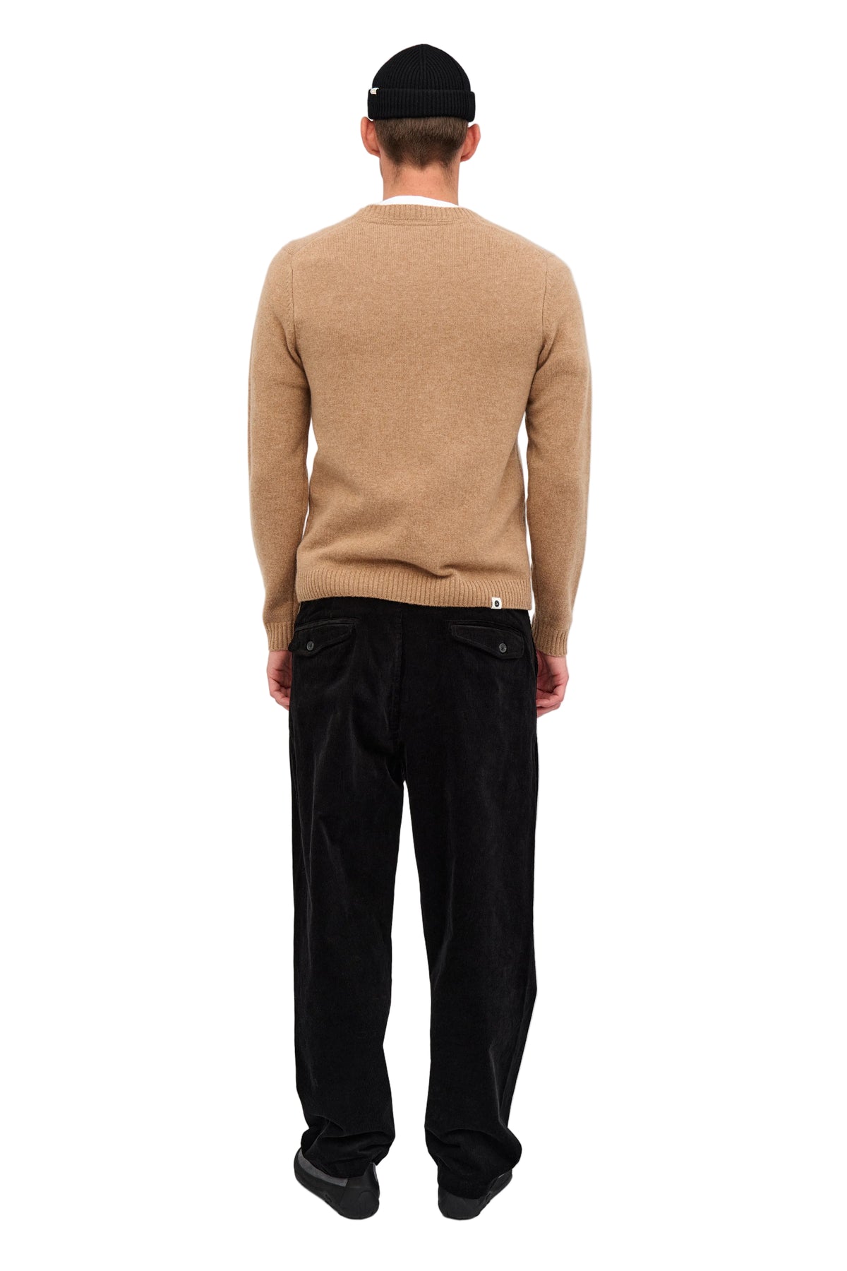 PETER MERINO WOOL KNIT, Ermine - Anerkjendt