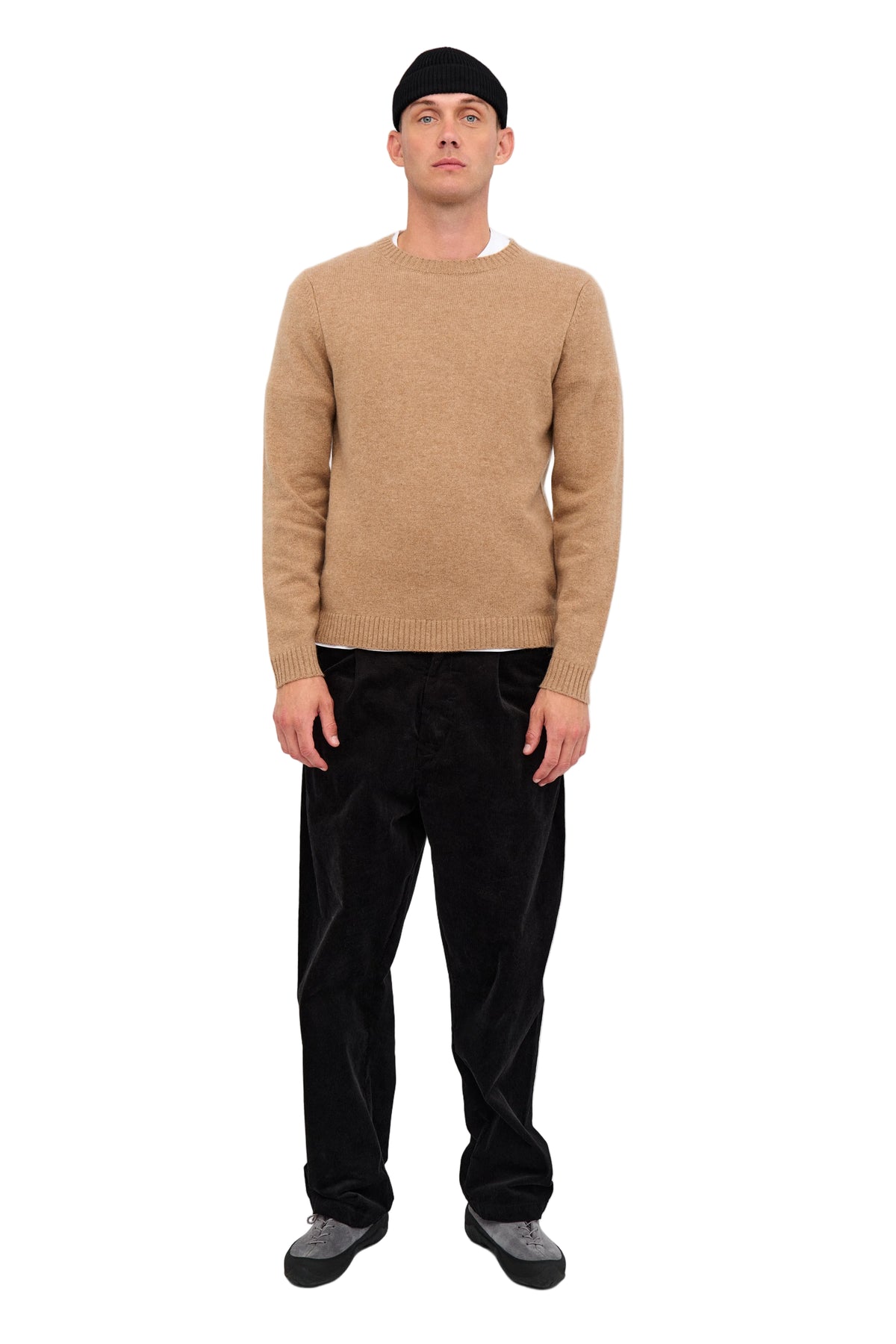PETER MERINO WOOL KNIT, Ermine - Anerkjendt