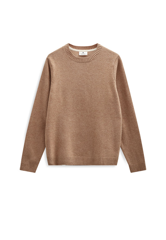 PETER MERINO WOOL KNIT, Ermine - Anerkjendt