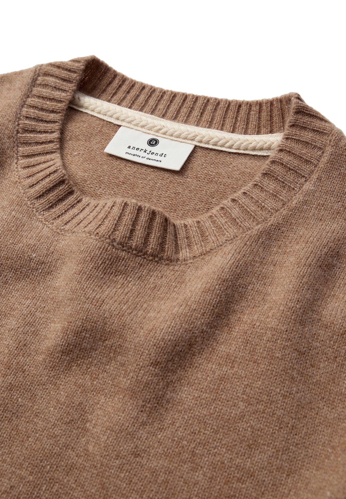PETER MERINO WOOL KNIT, Ermine - Anerkjendt
