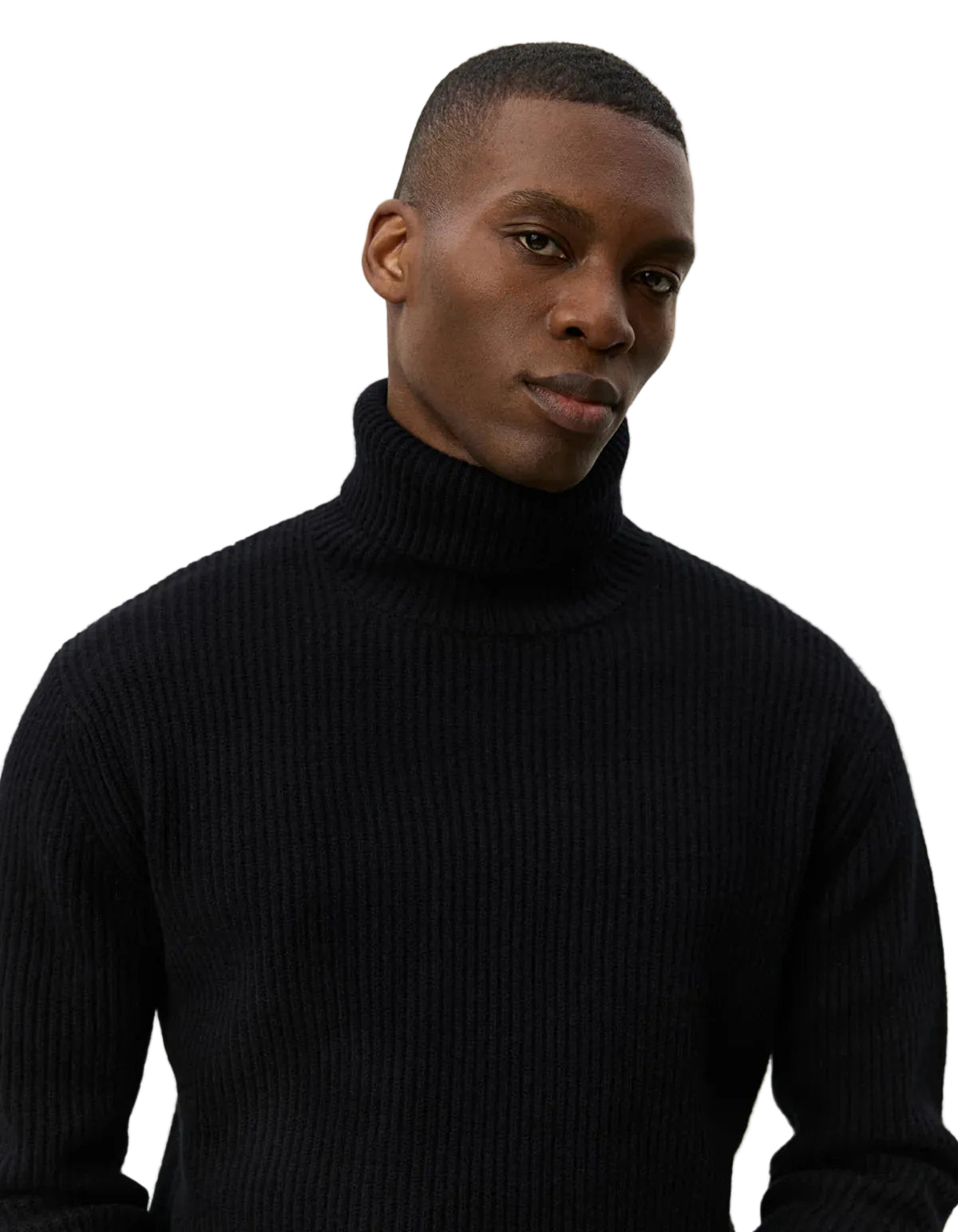 Eddie Wool Rib Rollneck Knit