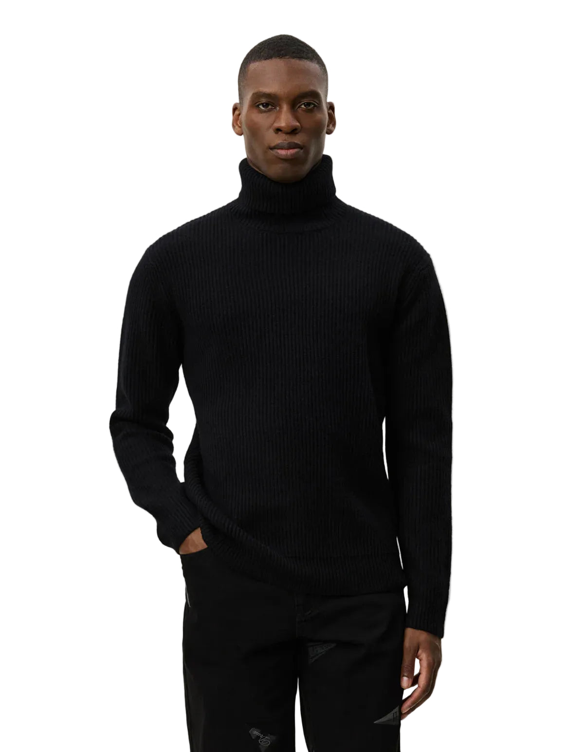Eddie Wool Rib Rollneck Knit