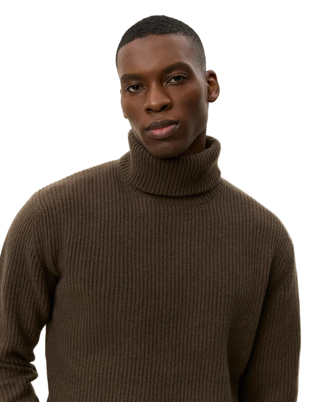 Eddie Wool Rib Rollneck Knit
