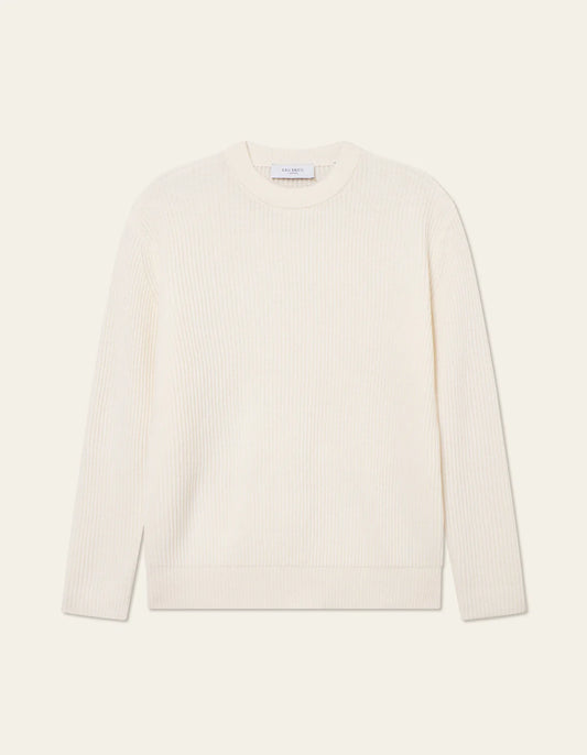 Eddie Wool Rib Crewneck Knit