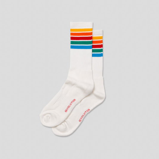 Jaquard Crew Socks 8903