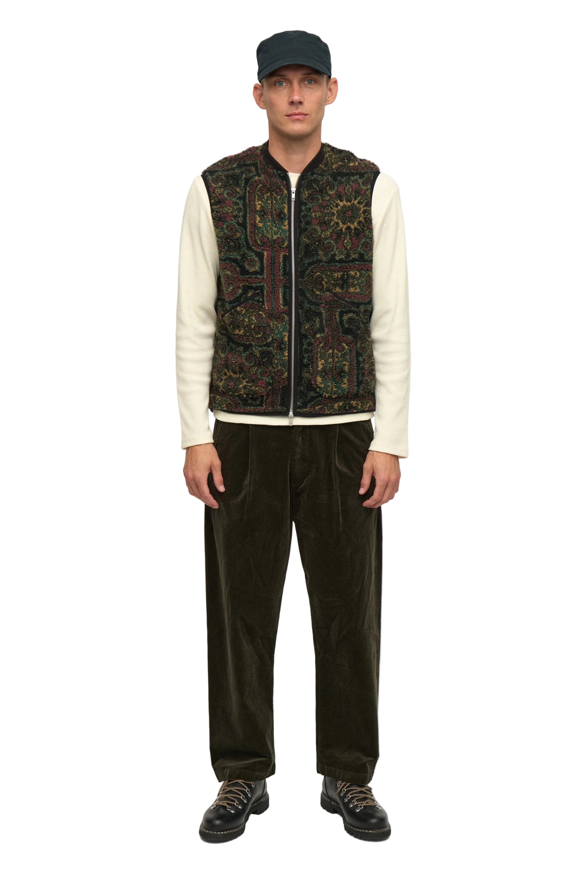 ROBIN JACQ TEDDY GILET, Forest night - Anerkjendt