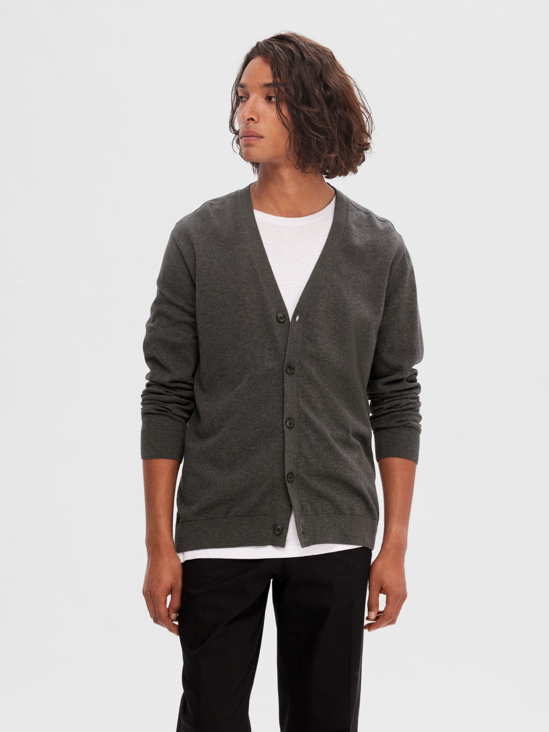 Berg LS Knit V-Neck Cardigan