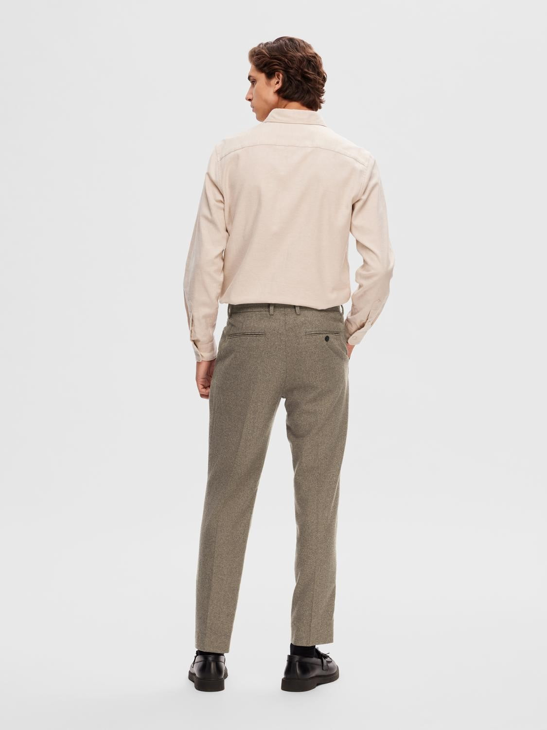 Slim Mark Wool Trousers
