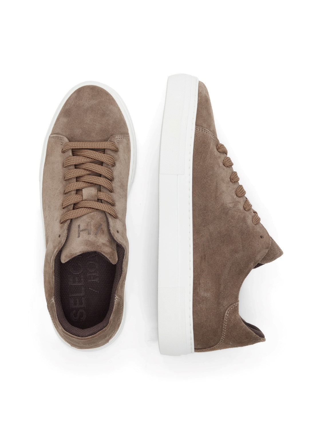 David Chunky Clean Suede Trainer