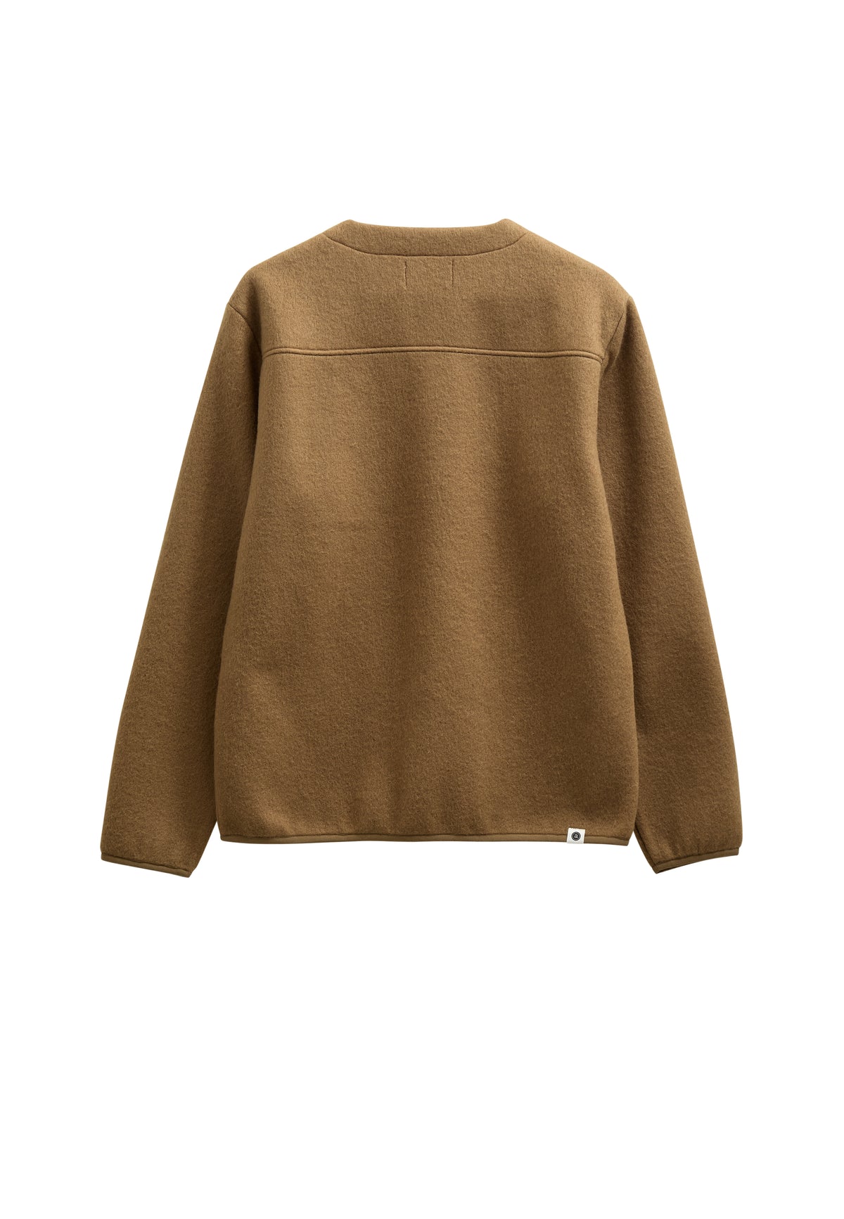 SIGURD BOILED WOOL OVERSHIRT, Ermine - Anerkjendt
