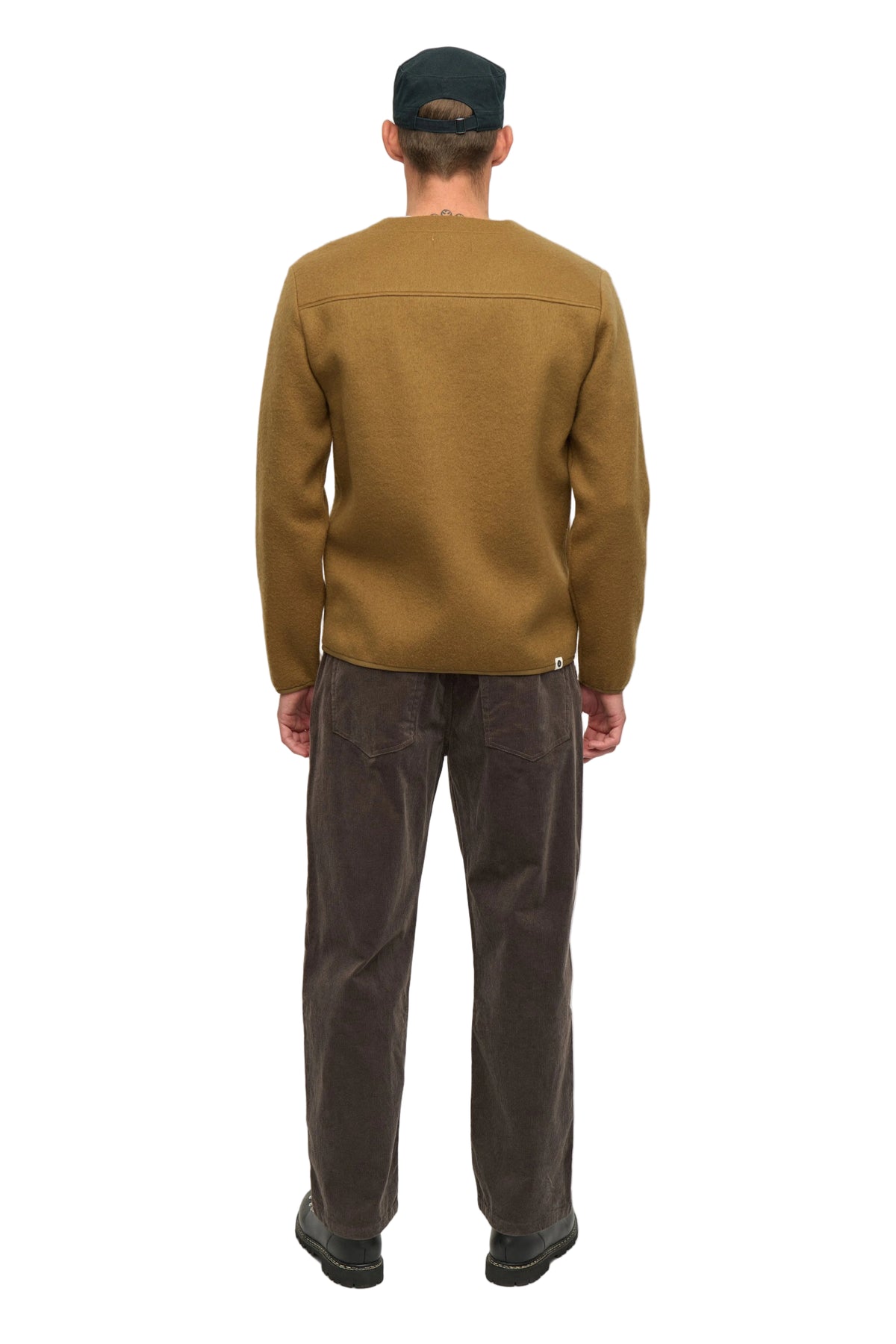 SIGURD BOILED WOOL OVERSHIRT, Ermine - Anerkjendt