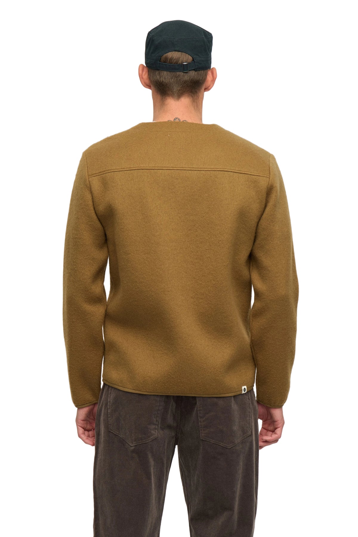 SIGURD BOILED WOOL OVERSHIRT, Ermine - Anerkjendt