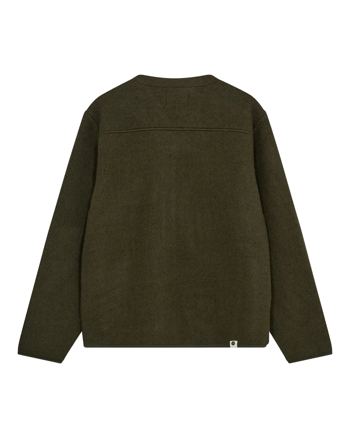 SIGURD BOILED WOOL OVERSHIRT, Forest night - Anerkjendt