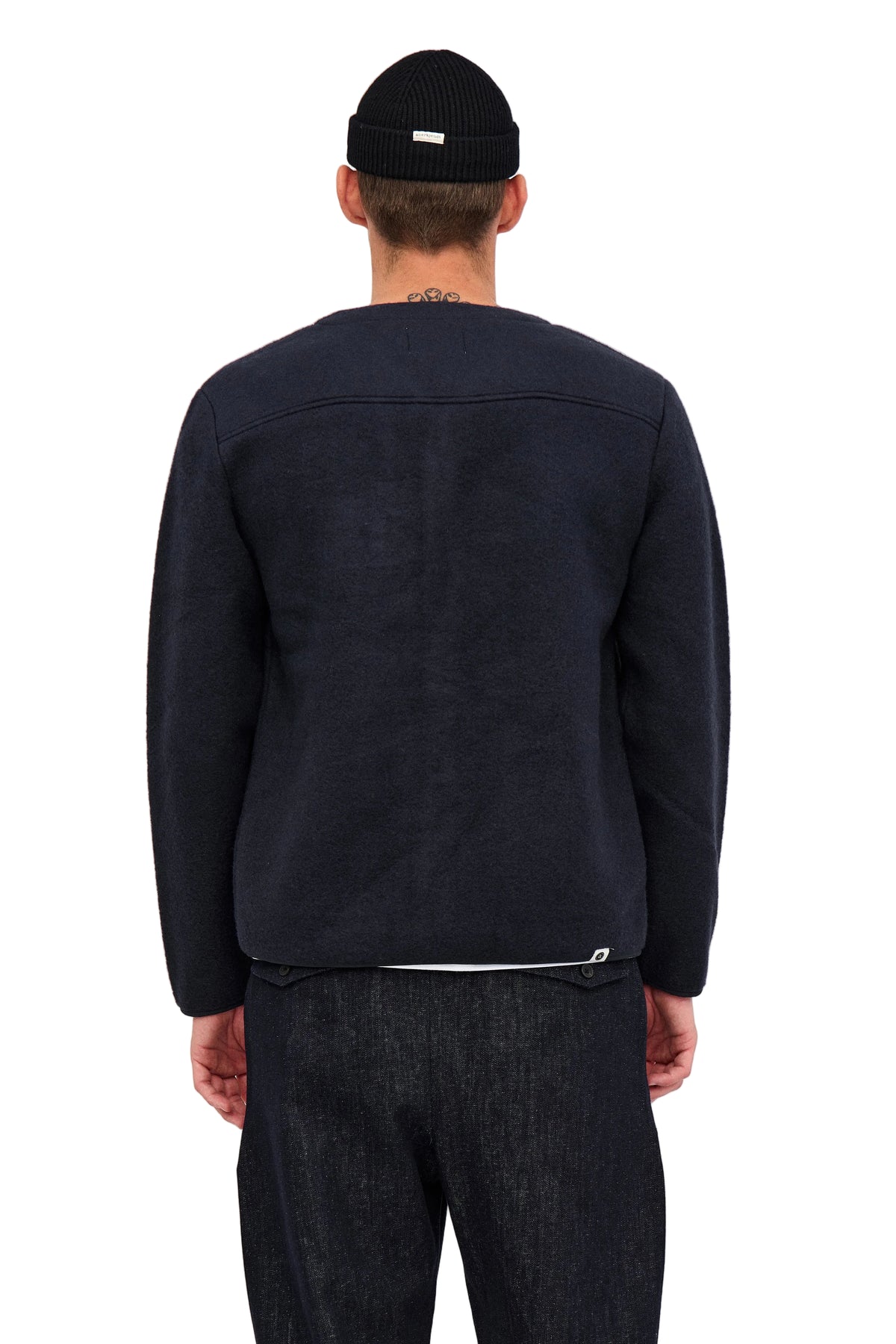 SIGURD BOILED WOOL OVERSHIRT, Sky Captain - Anerkjendt
