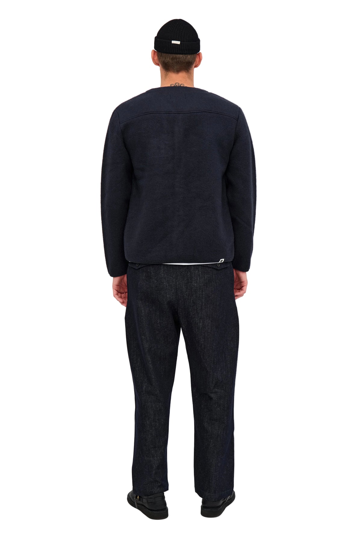 SIGURD BOILED WOOL OVERSHIRT, Sky Captain - Anerkjendt