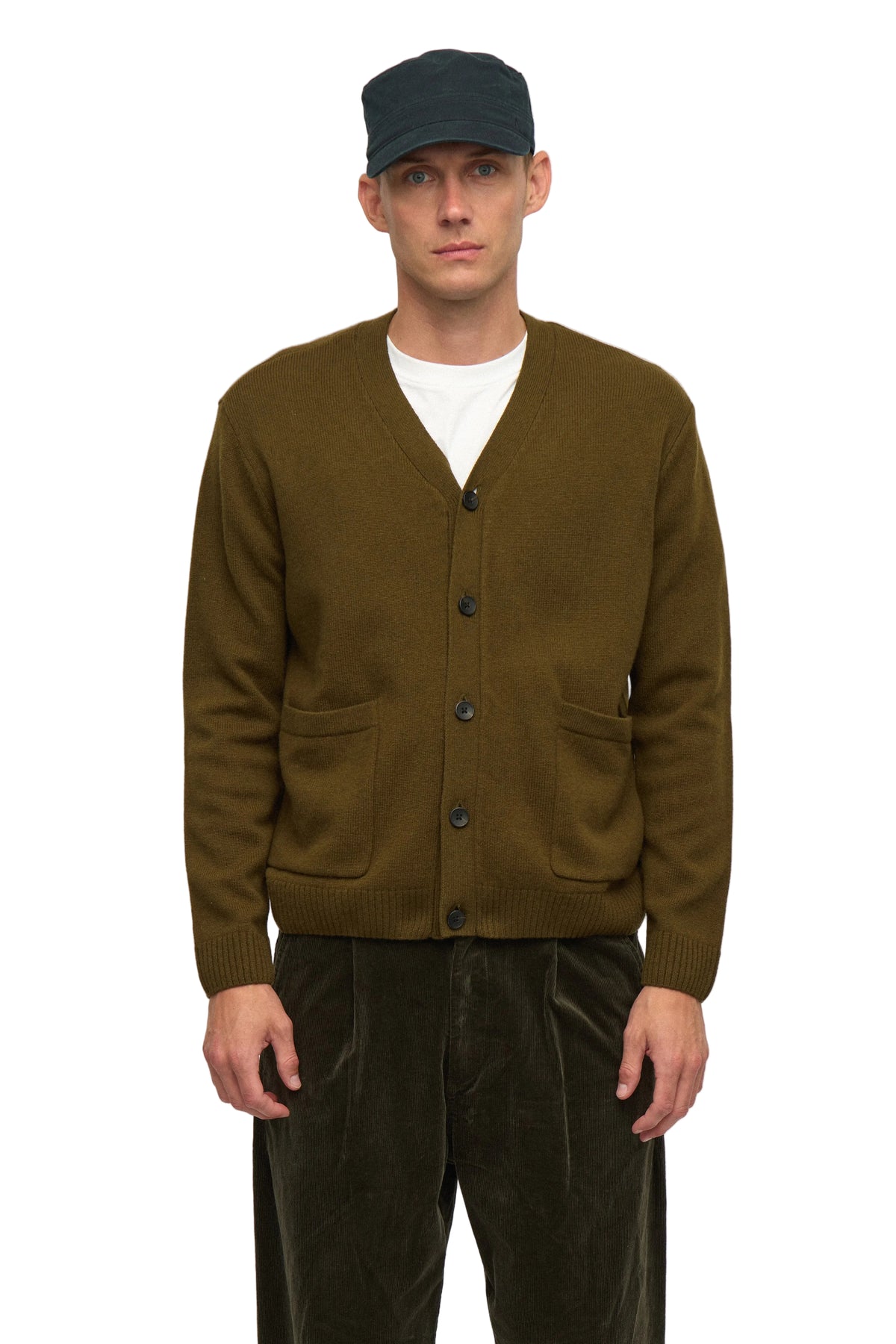 SINUS MERINO CARDIGAN, Forest night - Anerkjendt