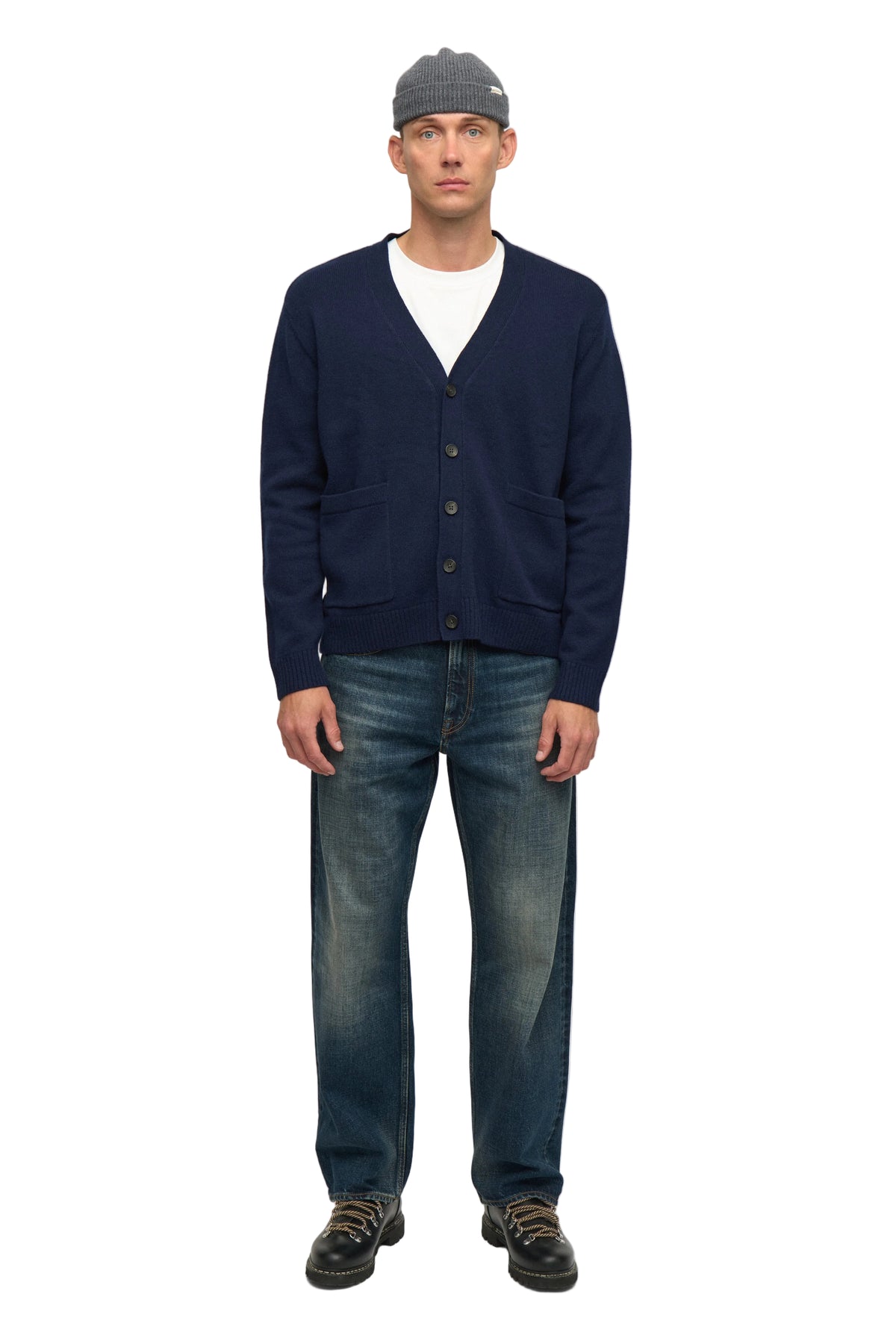 SINUS MERINO CARDIGAN, Sky Captain - Anerkjendt