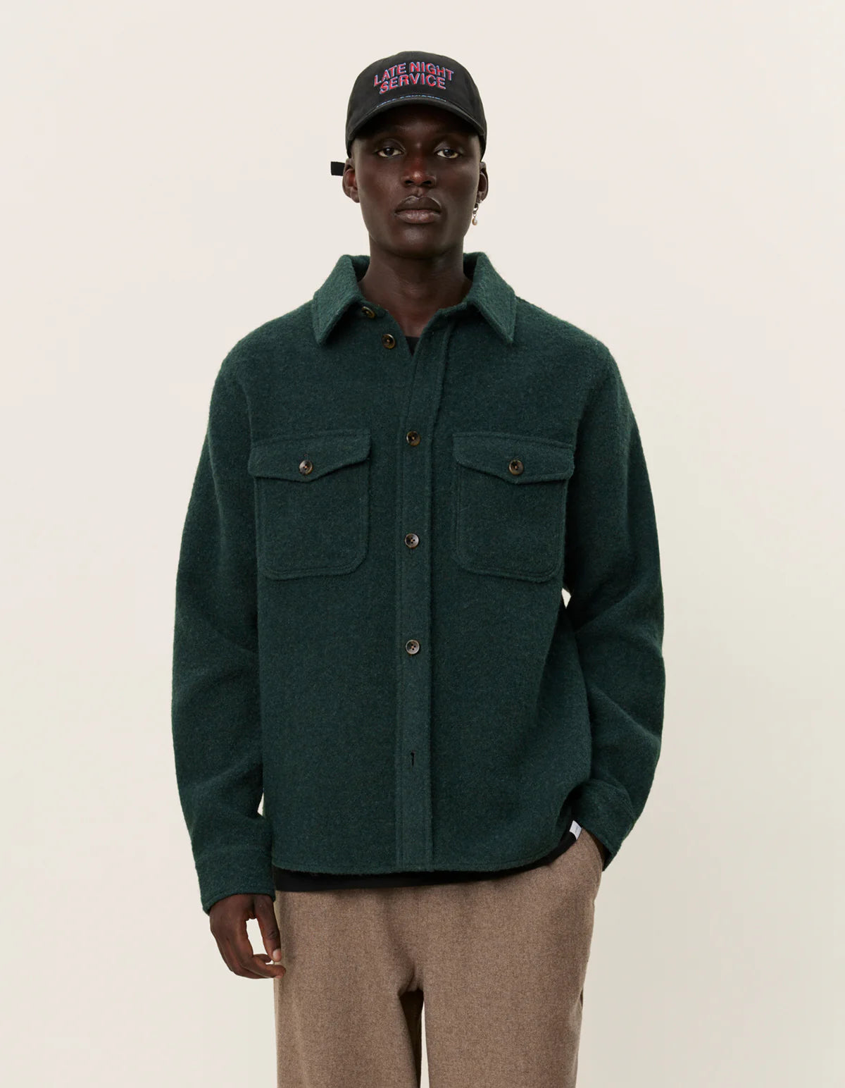 Lennon Bouclé Overshirt