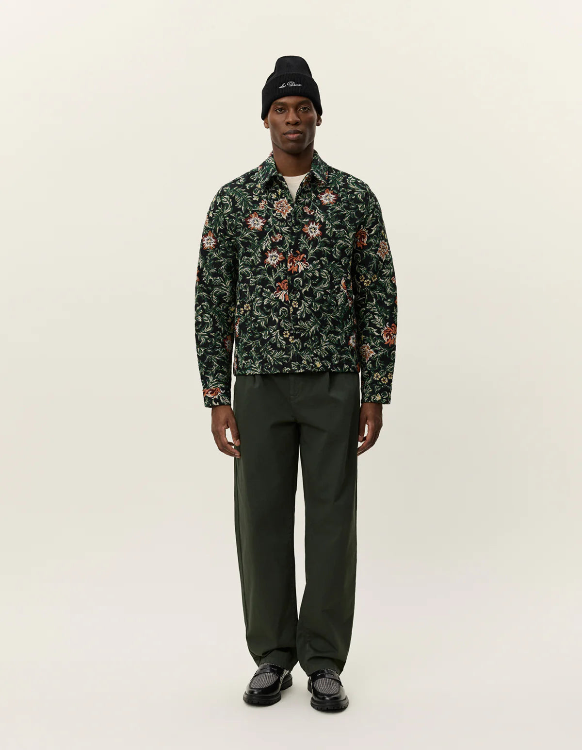 Jaiden Flower Jacquard Overshirt