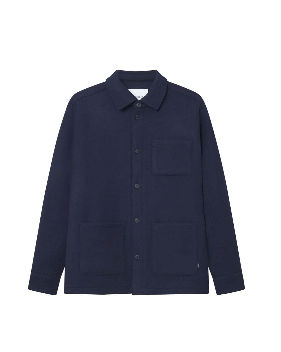 Jason Solid Wool Overshirt