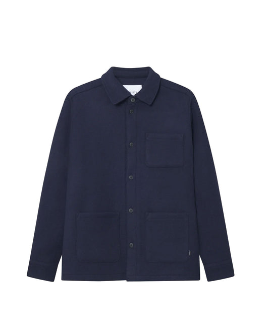 Jason Solid Wool Overshirt