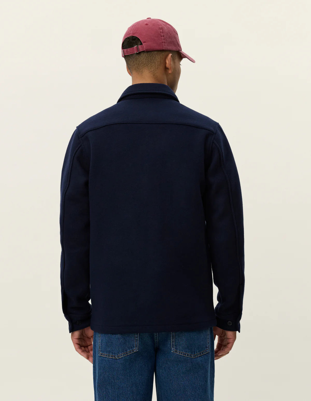 Jason Solid Wool Overshirt