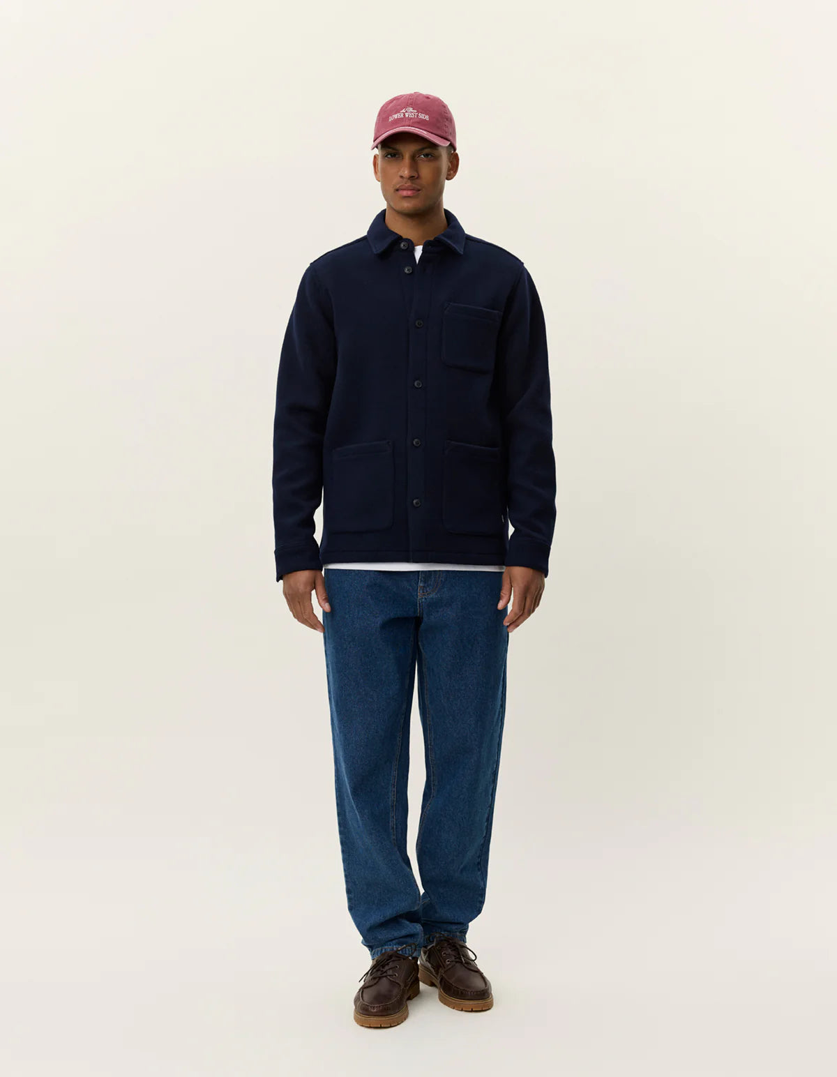 Jason Solid Wool Overshirt