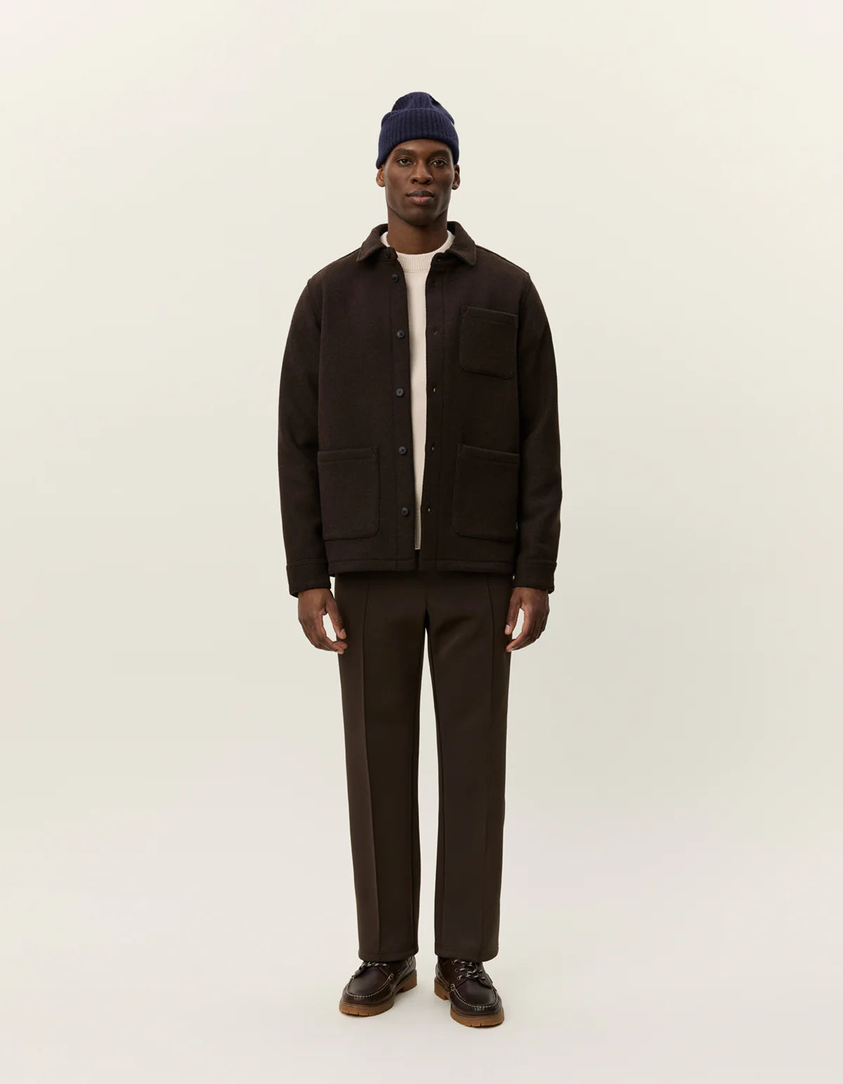 Jason Solid Wool Overshirt