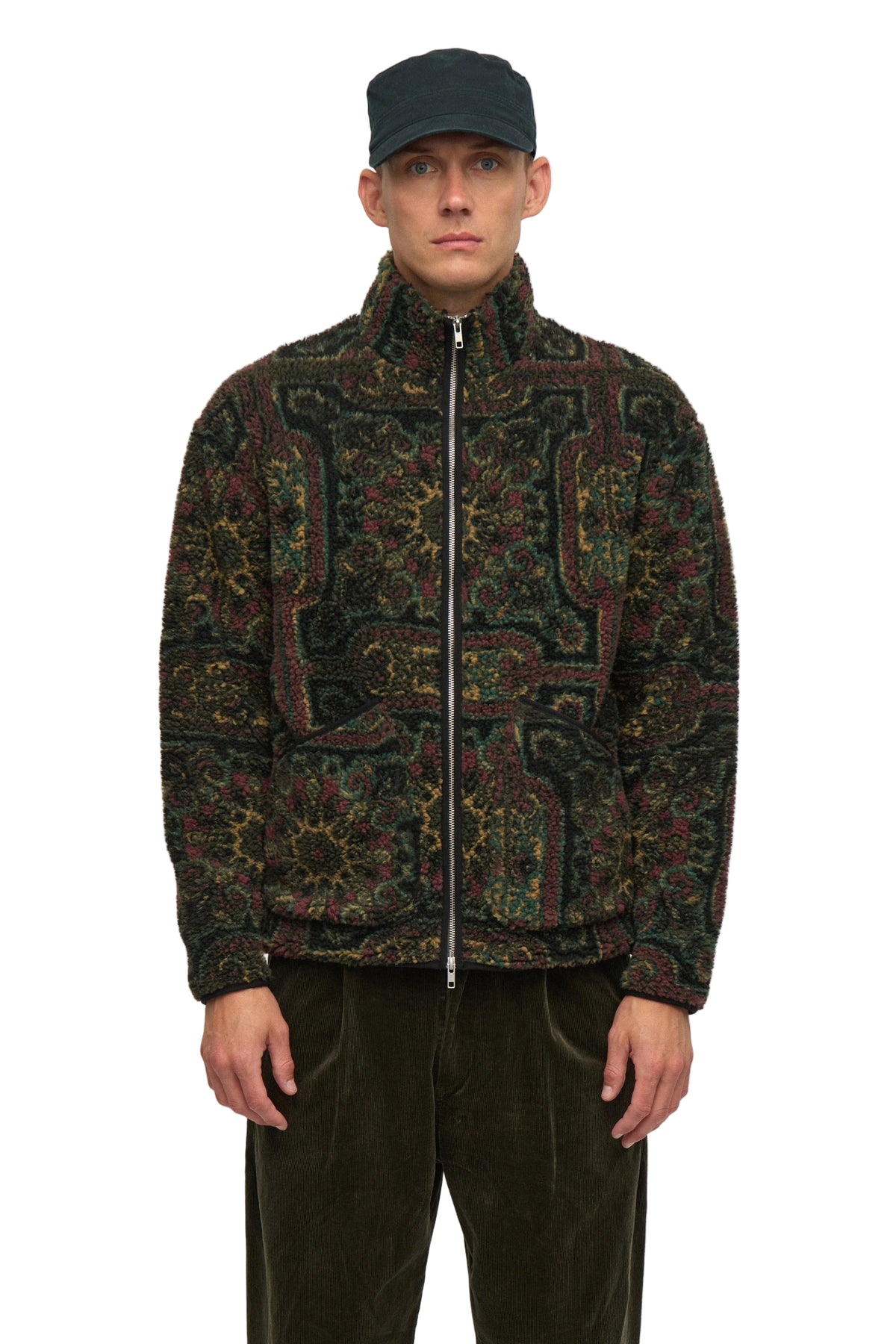 TONI JACQ TEDDY CARDIGAN, Forest night - Anerkjendt