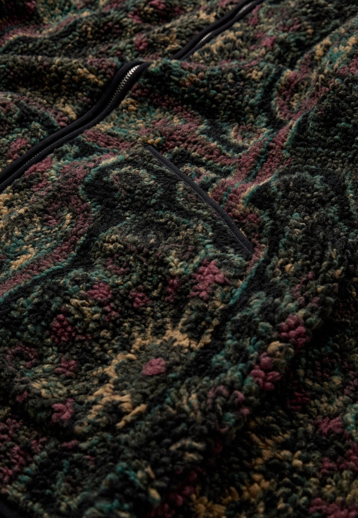 TONI JACQ TEDDY CARDIGAN, Forest night - Anerkjendt