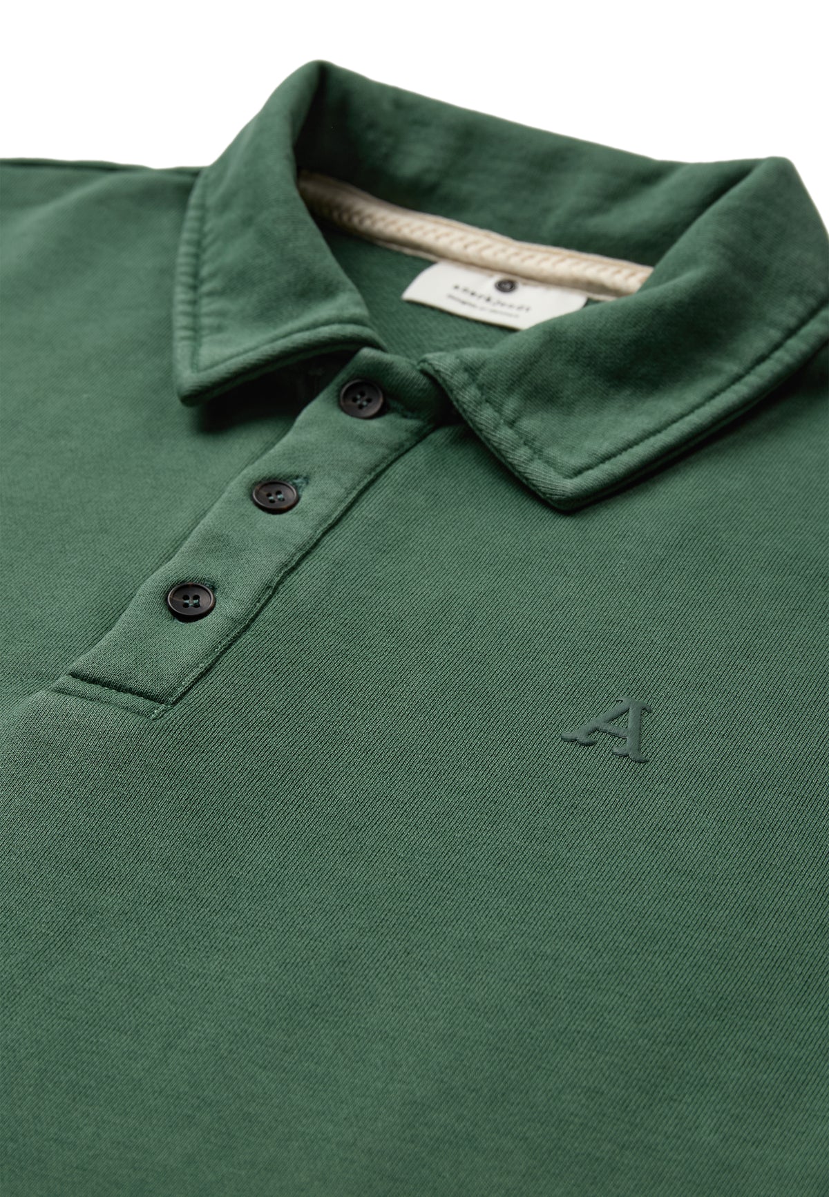 TONI POLO SWEAT, Hunter Green - Anerkjendt