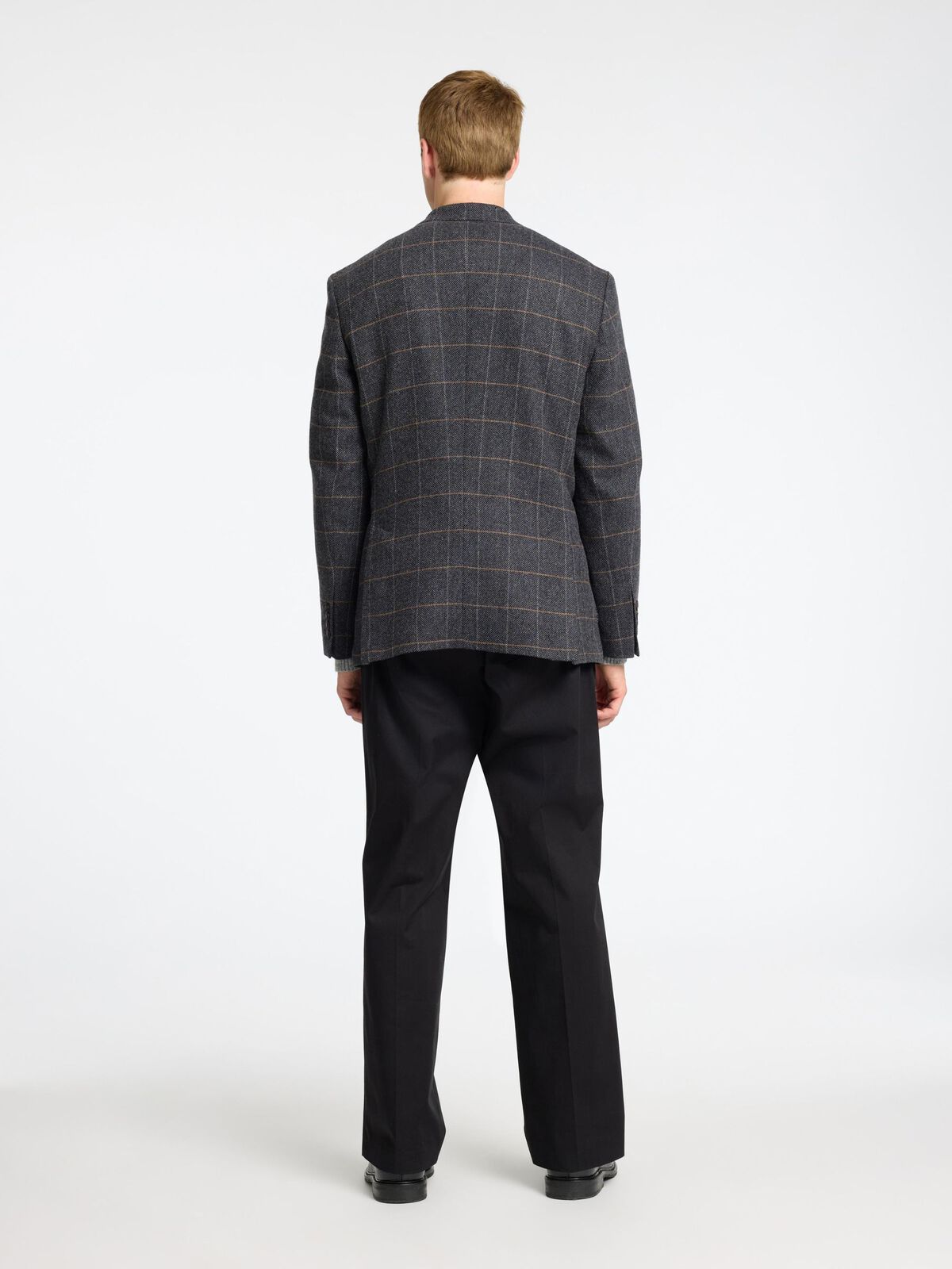 Slim Dallas Wool Check Blazer