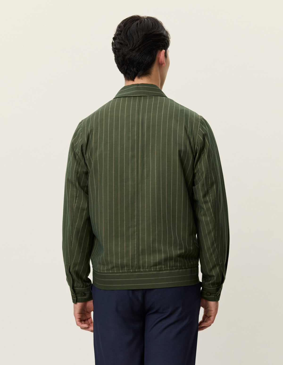 Como Pin Light Wool Coach Jacket