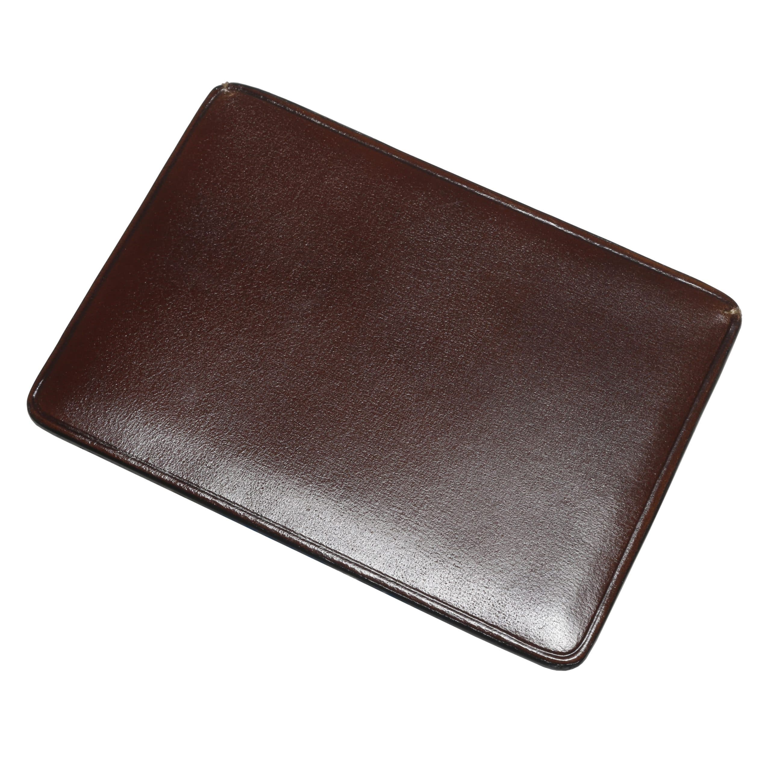 Card Holder in Coloured Leather Brown Il Bussetto