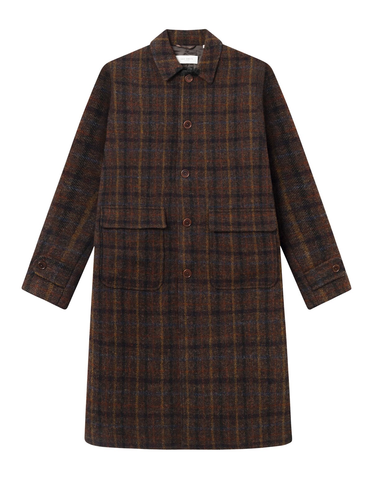 Maximilian Harris Tweed Wool Coat